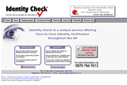 Identity Check website